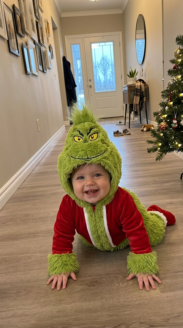 Grinch Christmas Baby Costume